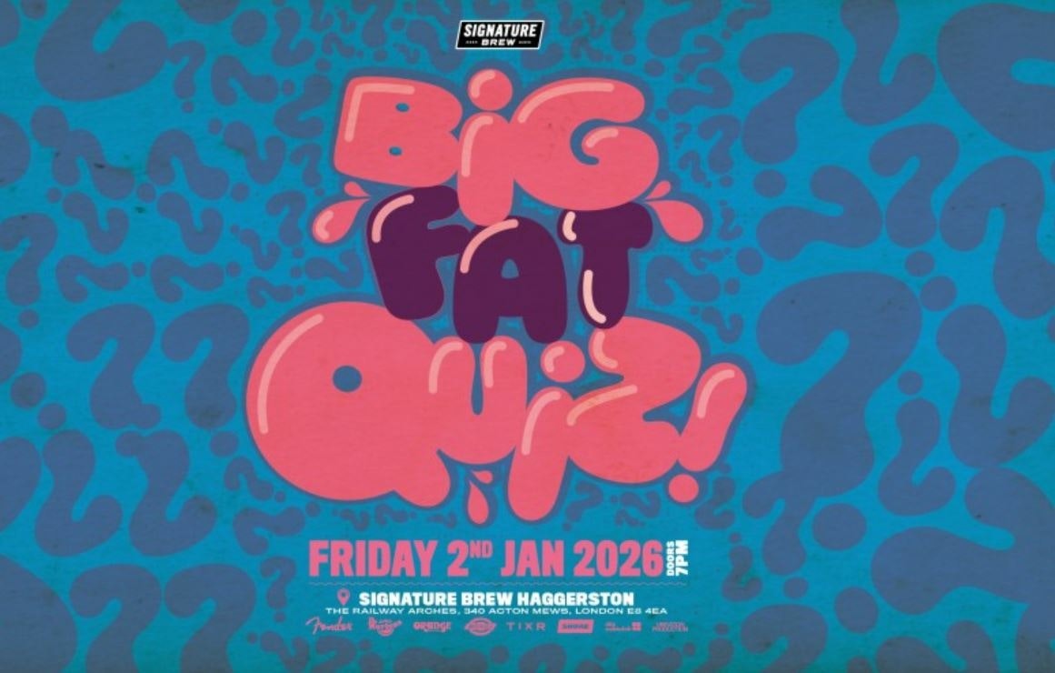 Big Fat Quiz of the Year 2025 - Haggerston