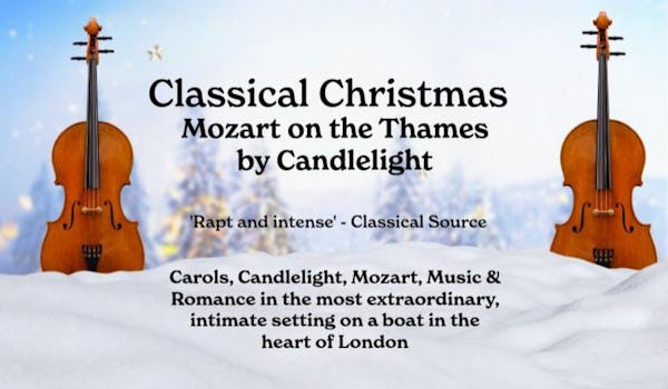 Mozart on the Thames by Candlelight - 6pm Show