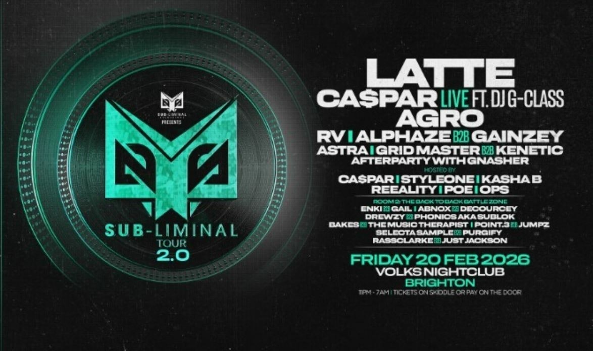 Sub-liminal Recordings UK Tour 2.0 Brighton