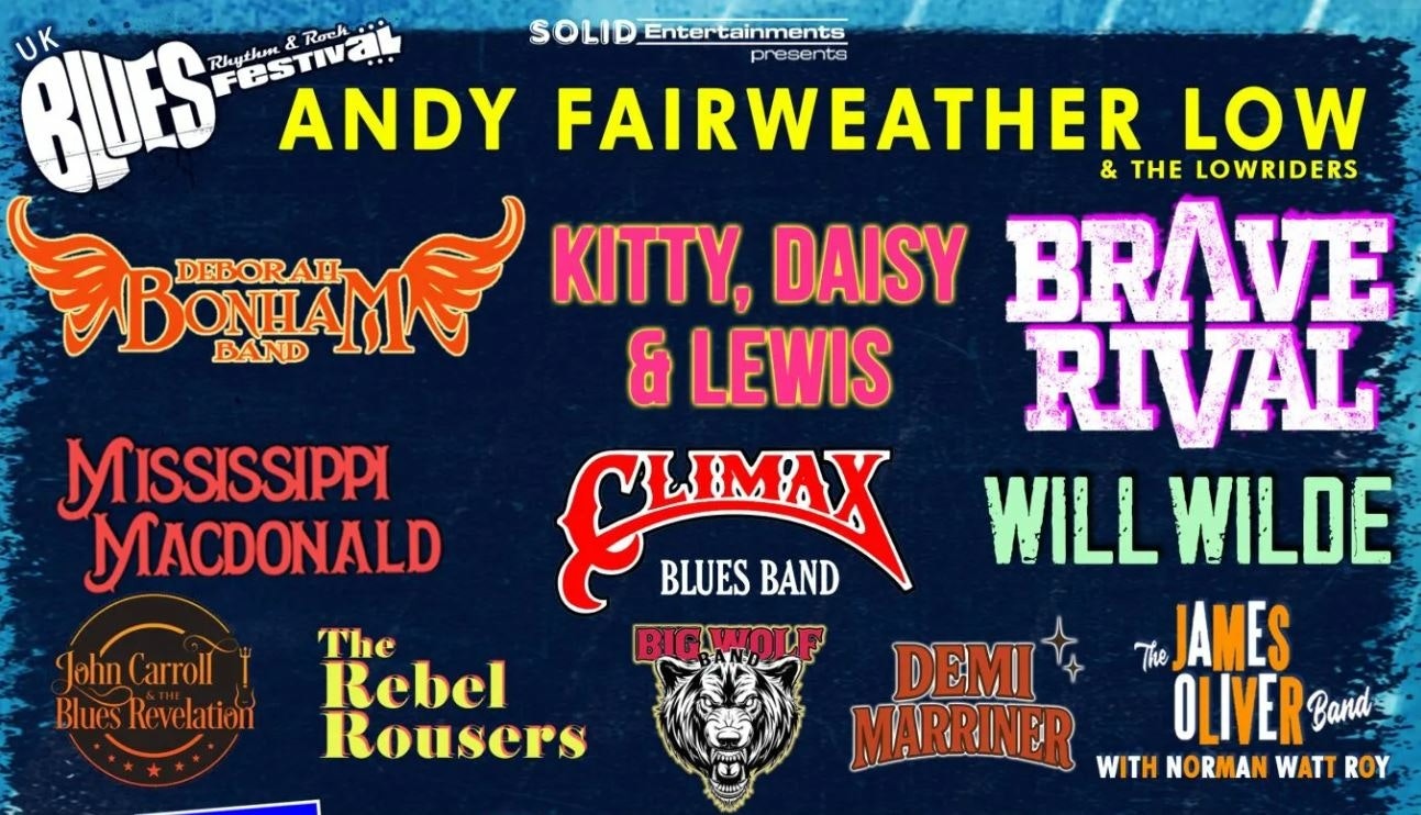 UK Blues, Rhythm & Rock Festival 2026