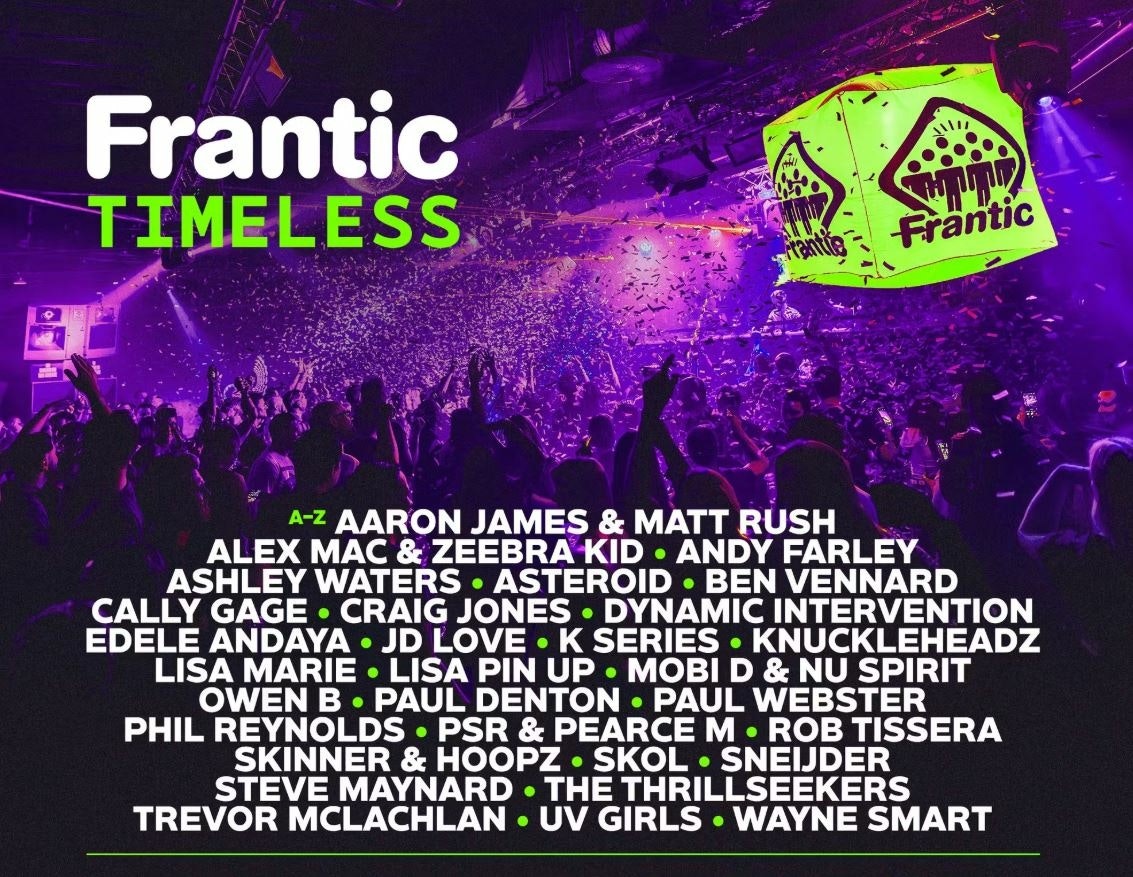 Frantic Timeless 2026