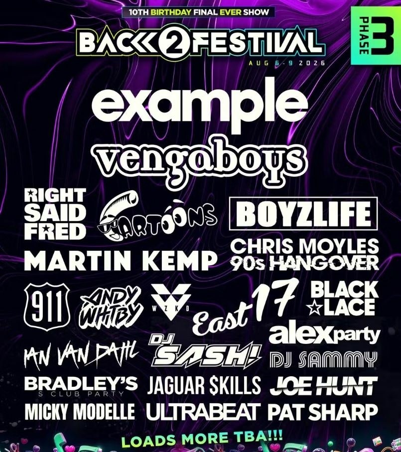 Back 2 Festival 2026 - The 10th Birthday