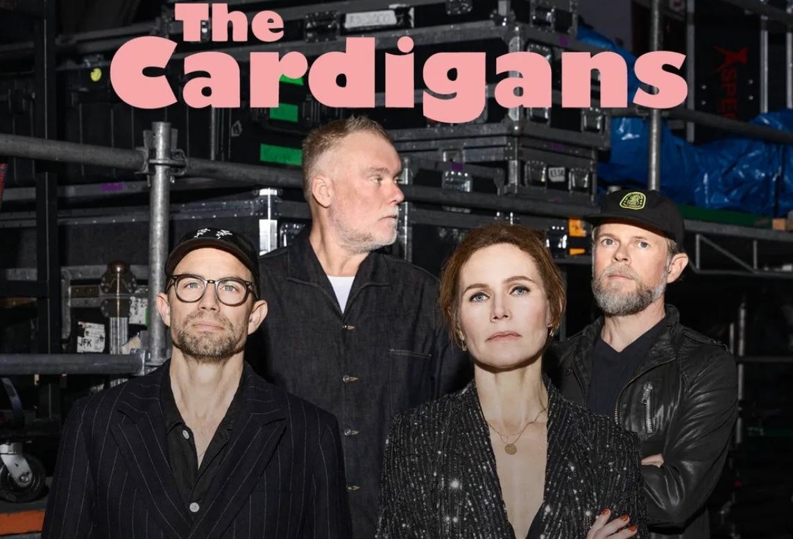 The Cardigans appearing at this event