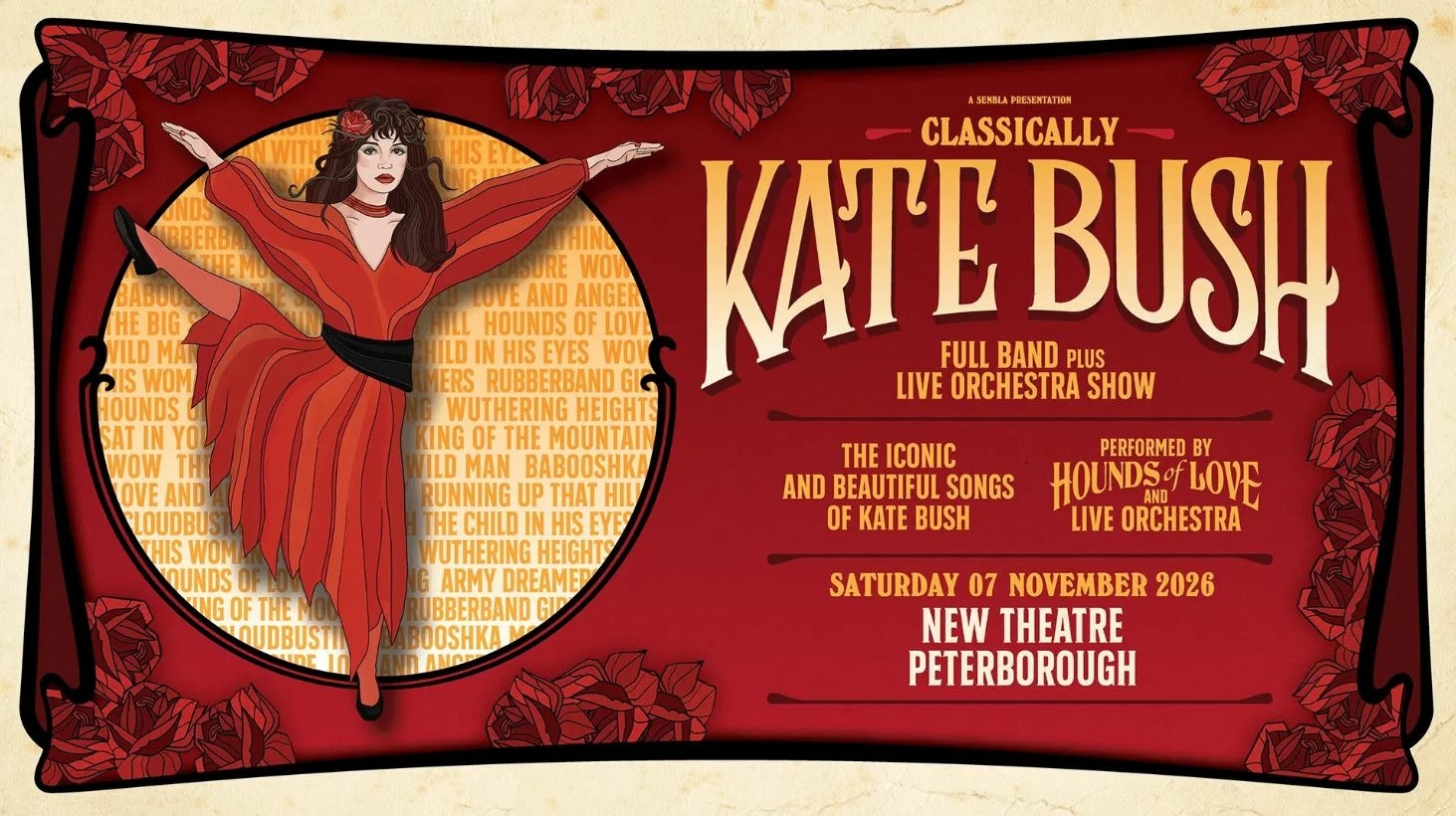 Classically Kate Bush appearing at this event