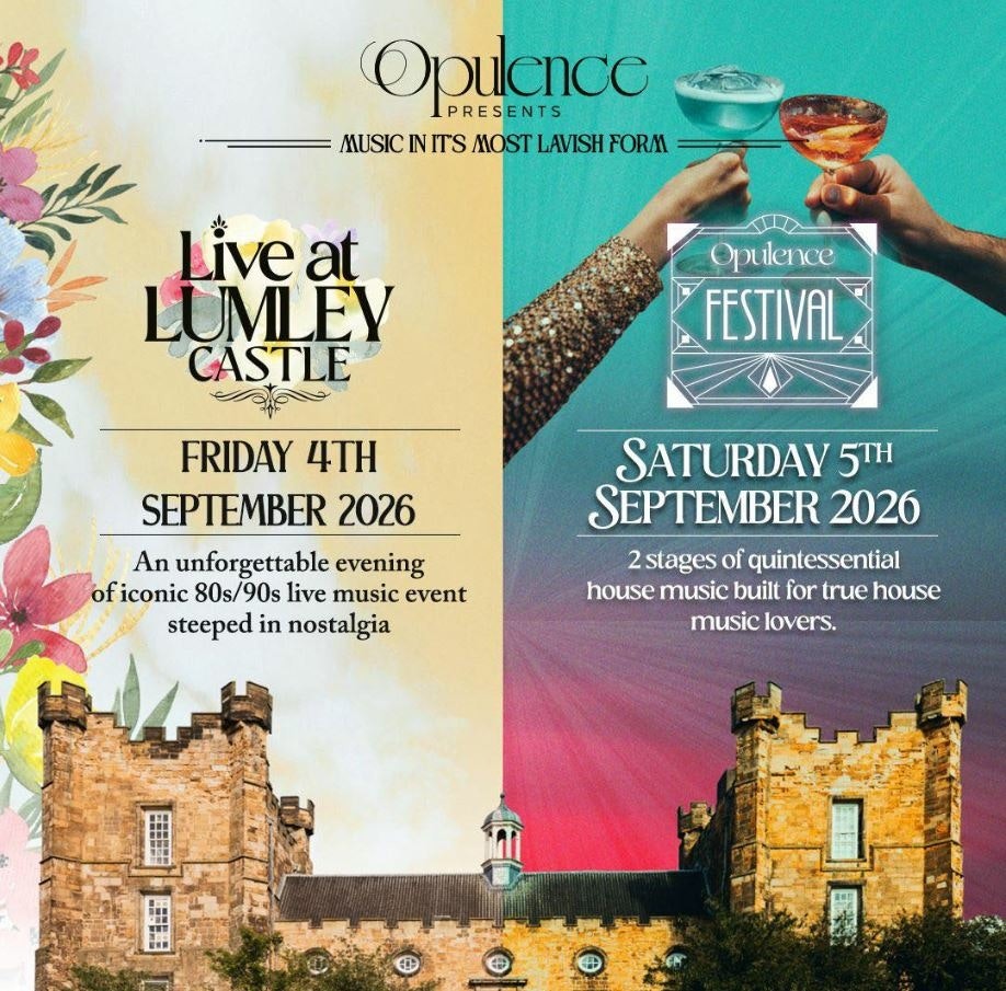 Opulence presents Live at Lumley Castle