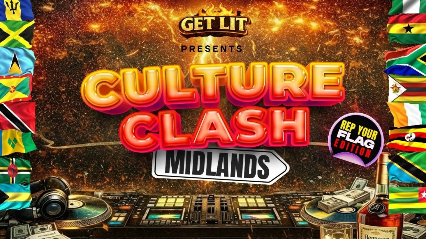 Culture Clash Midlands - Rep Your Flag Edition