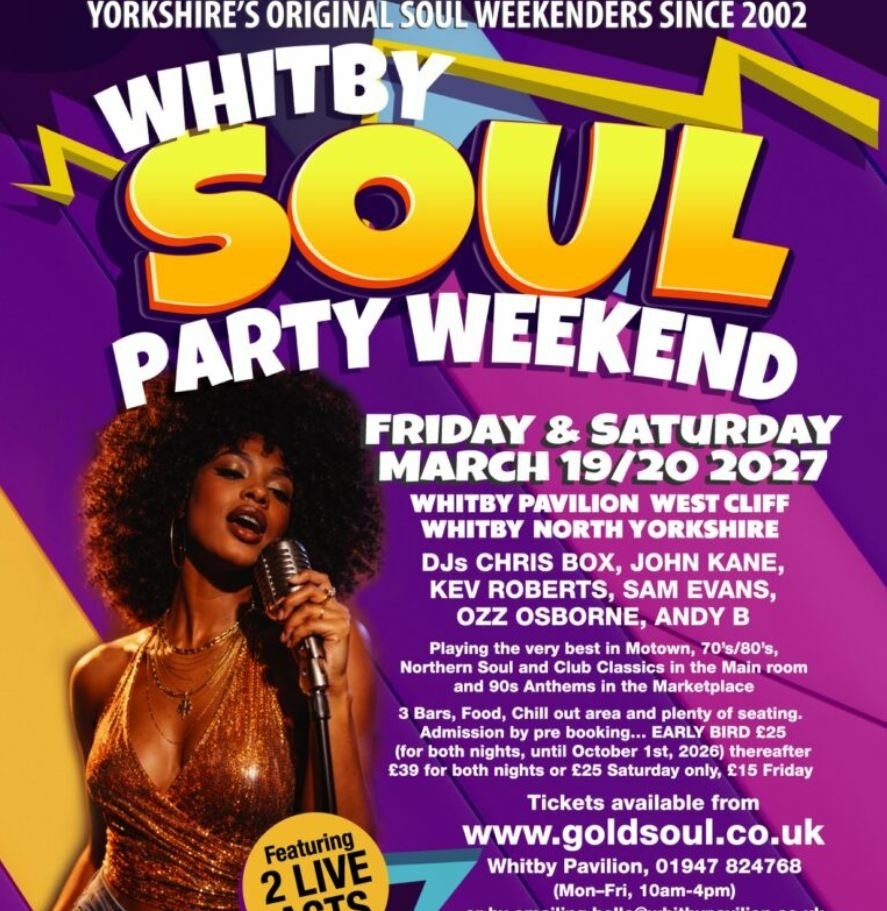 Whitby Soul Party Weekender 2027