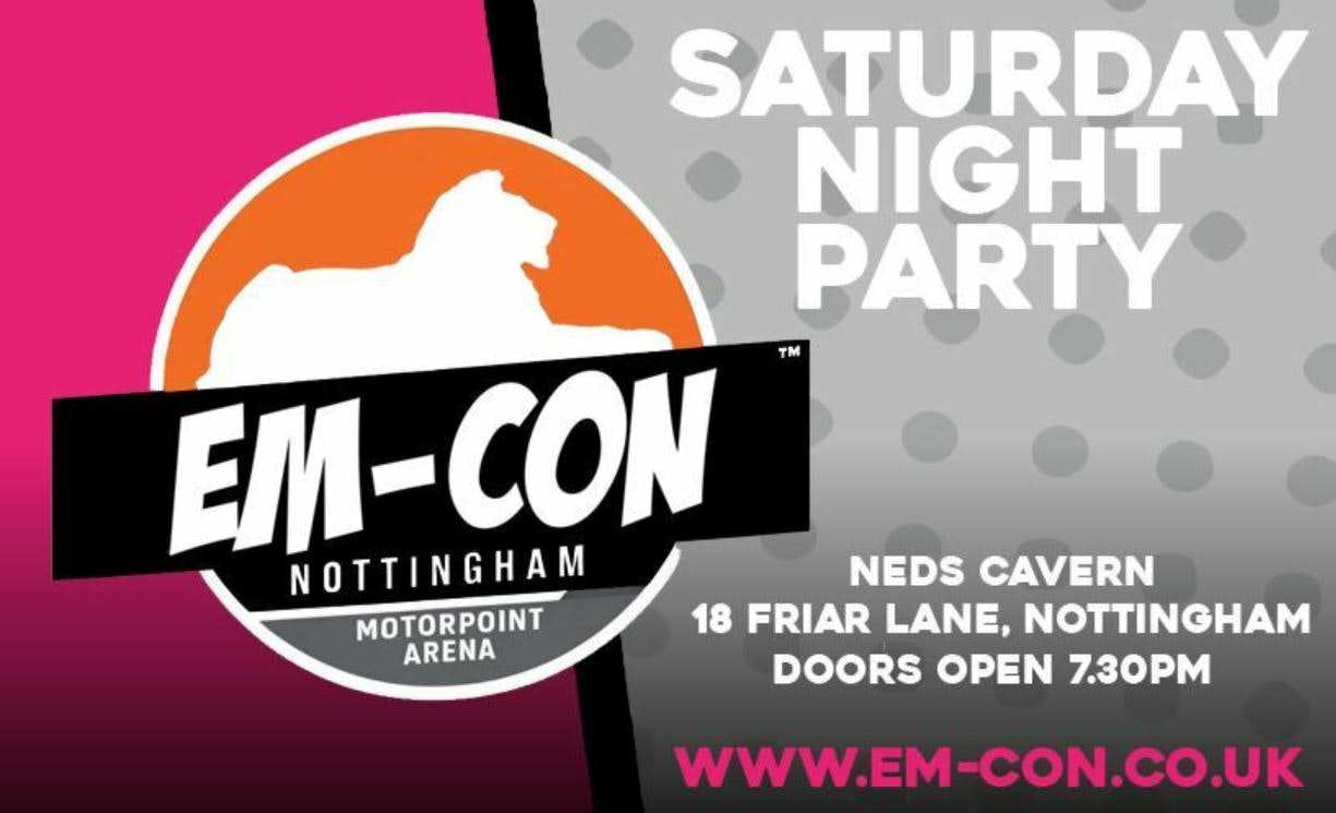 Em-Con Nottingham 2026 - Saturday Night Party