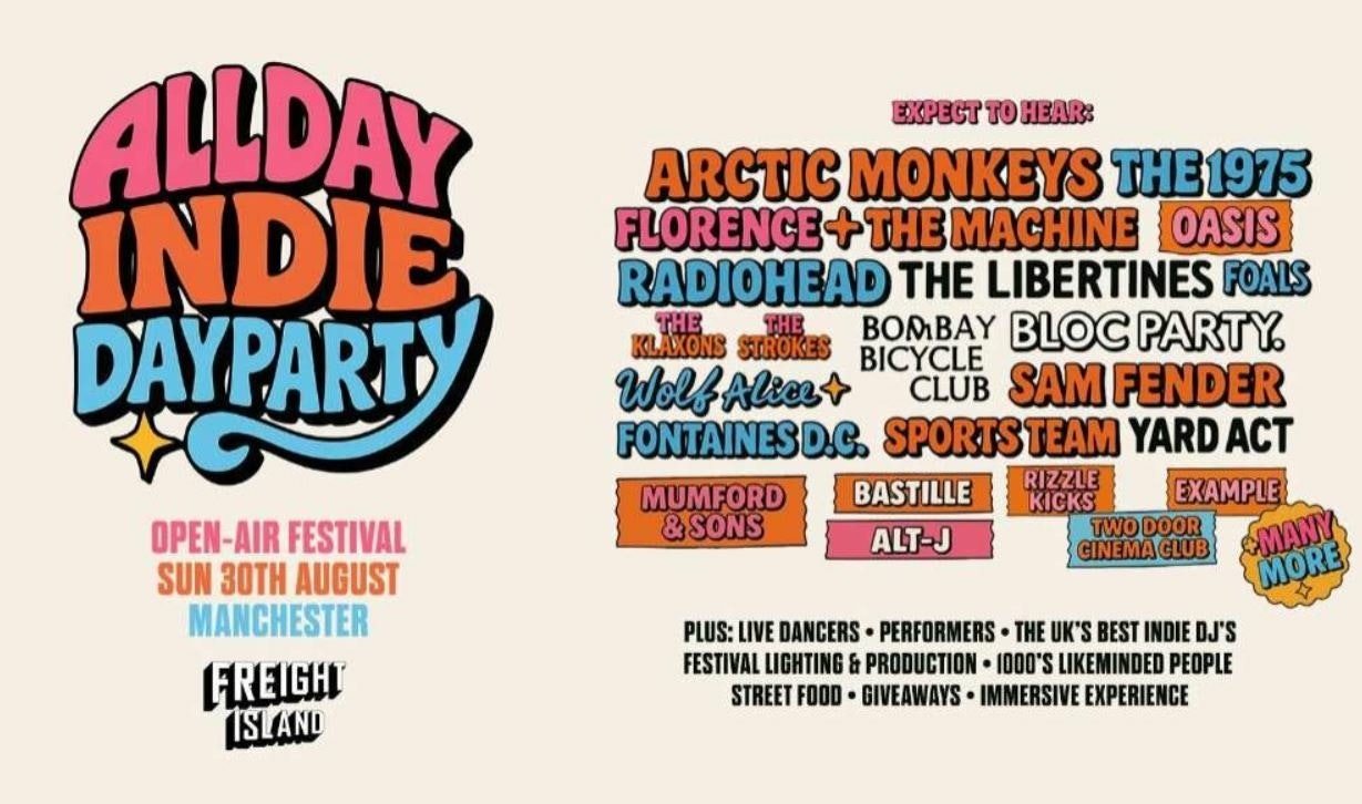 All Day Indie Outdoor Festival - Manchester