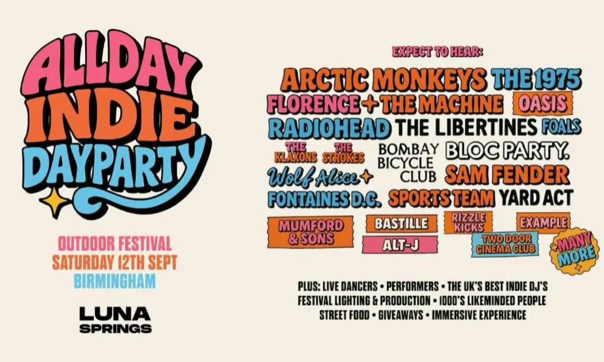 Picture of All Day Indie Outdoor Festival - Birmingham