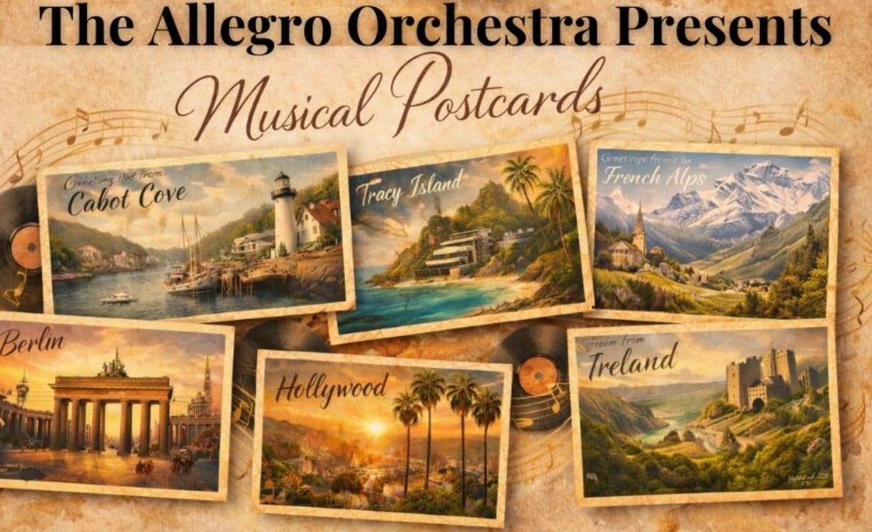 Allegro Orchestra presents Musical Postcards