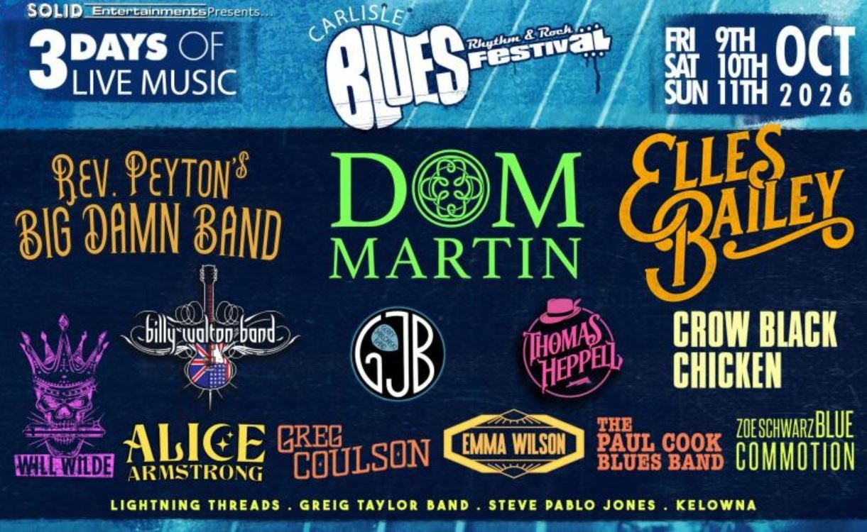 Carlisle Blues Rhythm And Rock Festival 2026