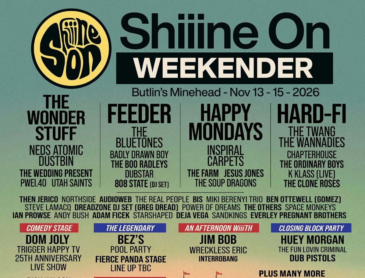 Shiiine On Weekender Minehead 2026