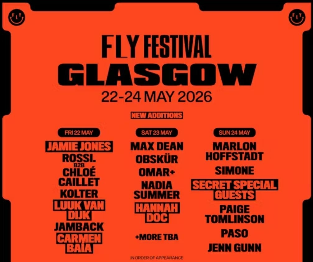 FLY Festival Glasgow 2026