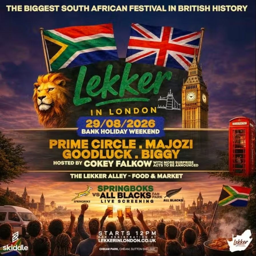 Lekker in London 2026