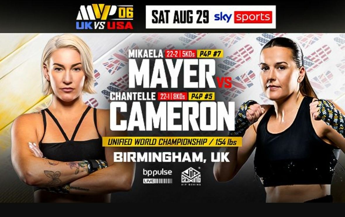 Picture of MVPW-06 UK vs USA: Mikaela Mayer vs Chantelle Cameron