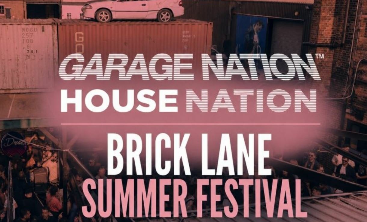 Picture of Garage Nation & House Nation Brick Lane Festival 2026