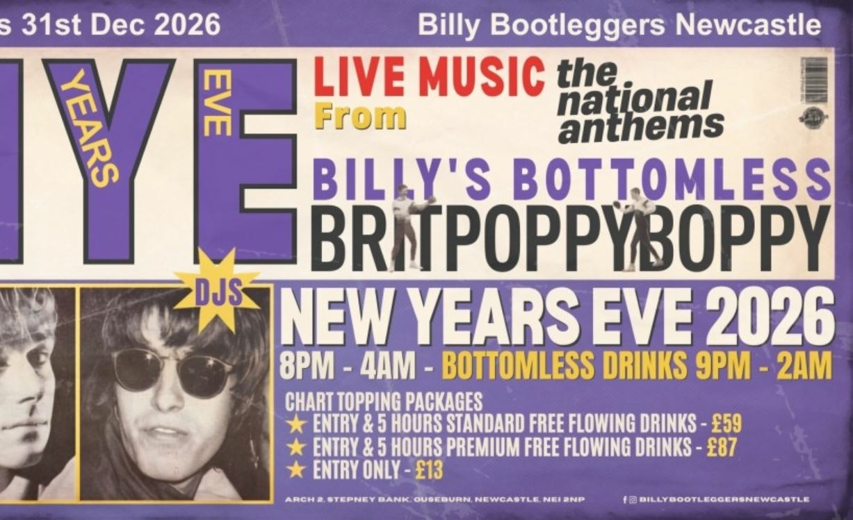 Picture of Billy’s Bottomless Britpoppy Boppy - New Year’s Eve 2026