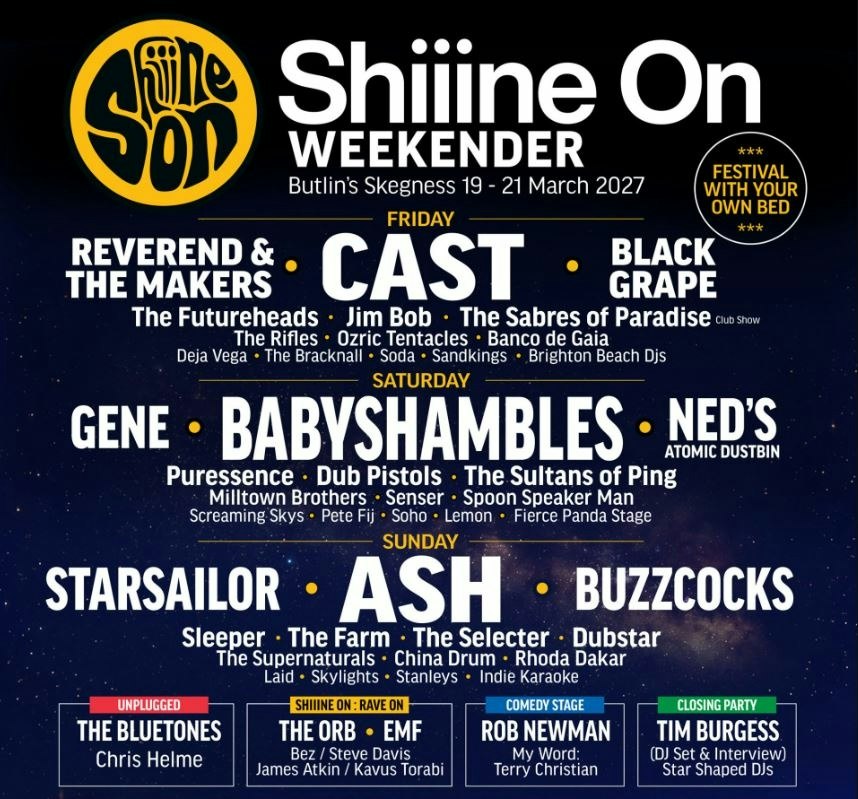Picture of Shiiine On Weekender Skegness 2027