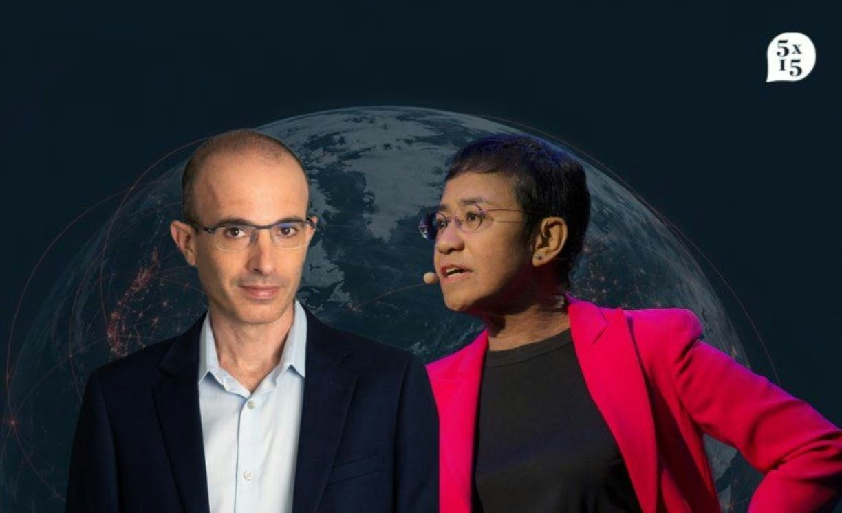 Picture of 5x15: Yuval Noah Harari & Maria Ressa