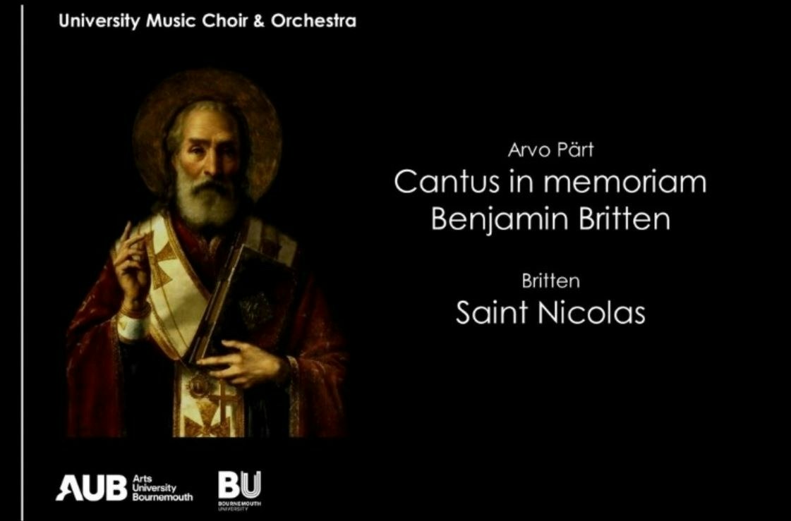 Picture of Arvo Pärt Cantus in Memoriam Benjamin Britten, Britten Saint Nicolas