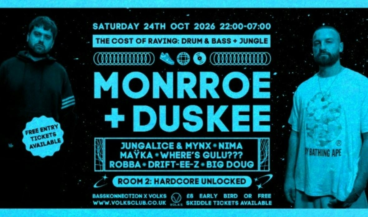 Picture of The Cost of Raving presents: Monrroe +  Duskee