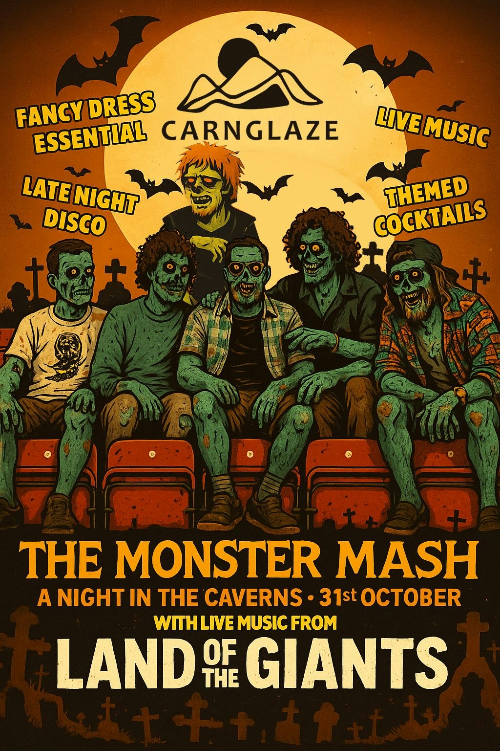 Land of the Giants @ Carnglaze Caverns' "Monster Mash" (Halloween)