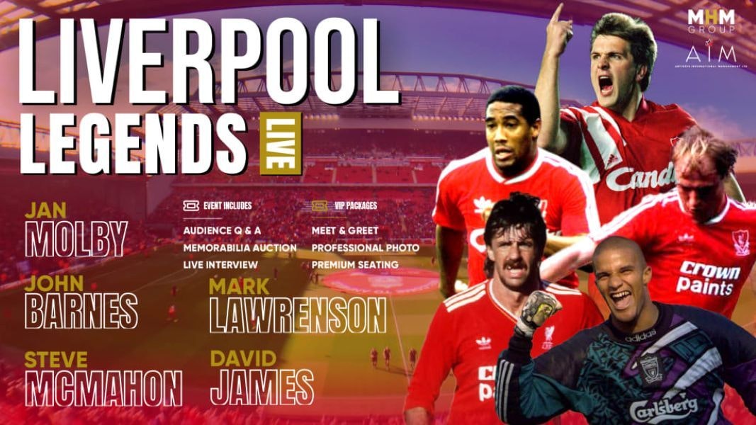 An Evening with Liverpool Legends Starring John Barnes, Jan Mølby, Steve McMahon, Mark Lawrenson, David James