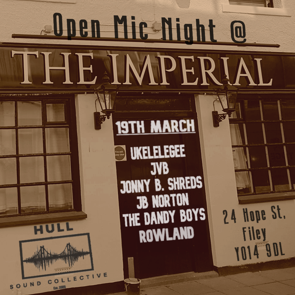 Hull Sound Collective trip out to The Imperial Open Mic in Filey