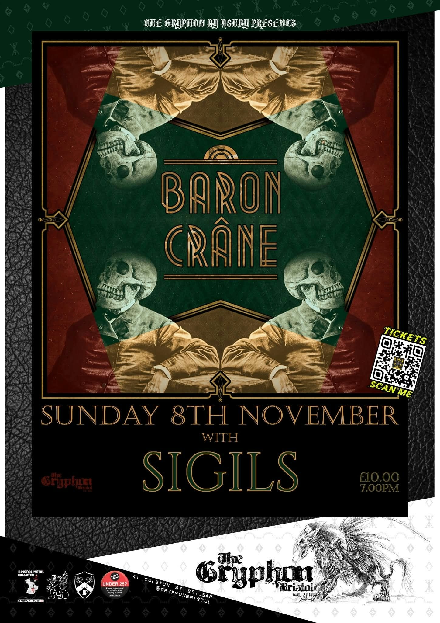 Picture of The Gryphon by Ashby presents; in association with Parlement Musique: Baron Crane