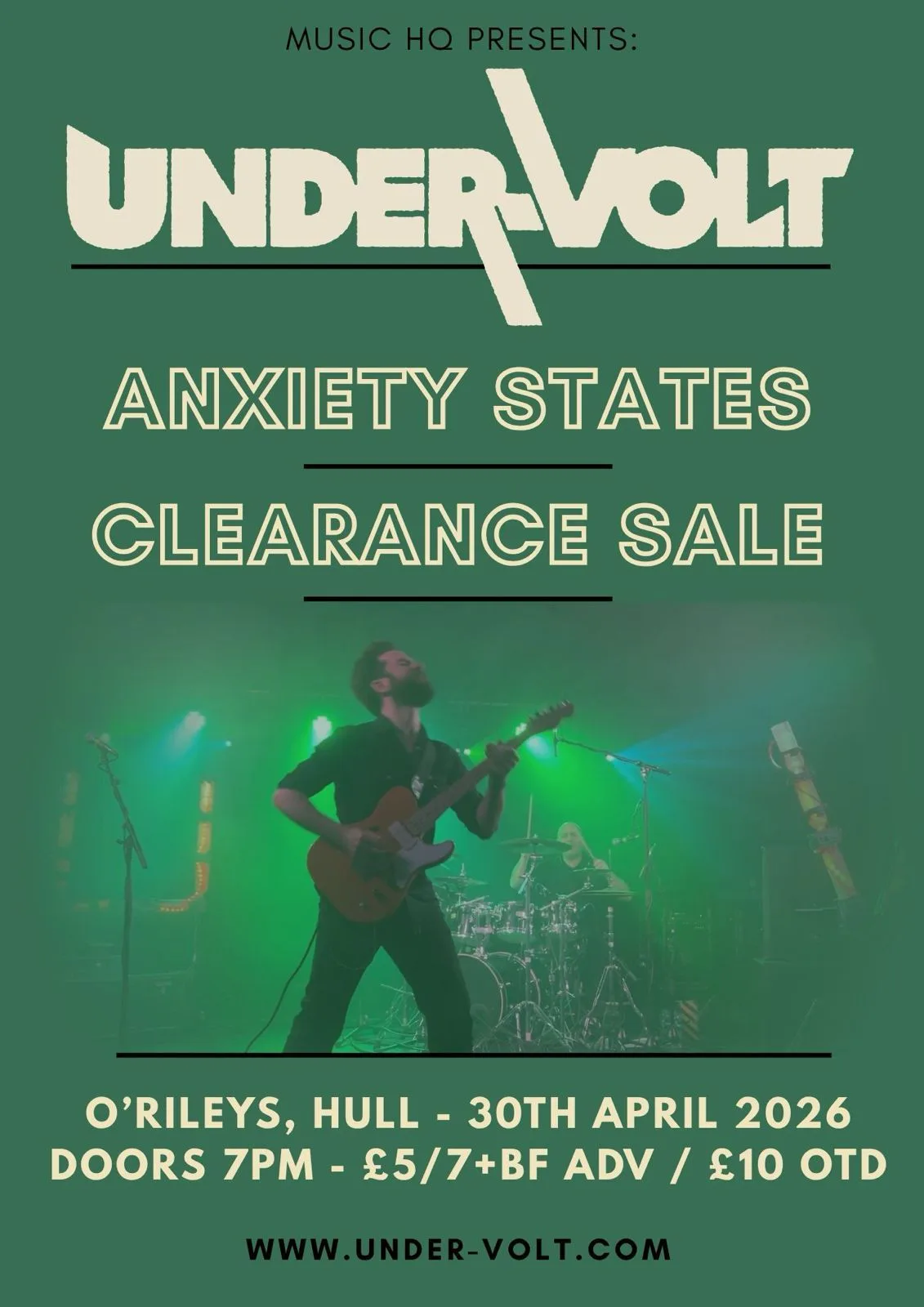 Picture of Under-Volt, Anxiety States & Clearance Sale