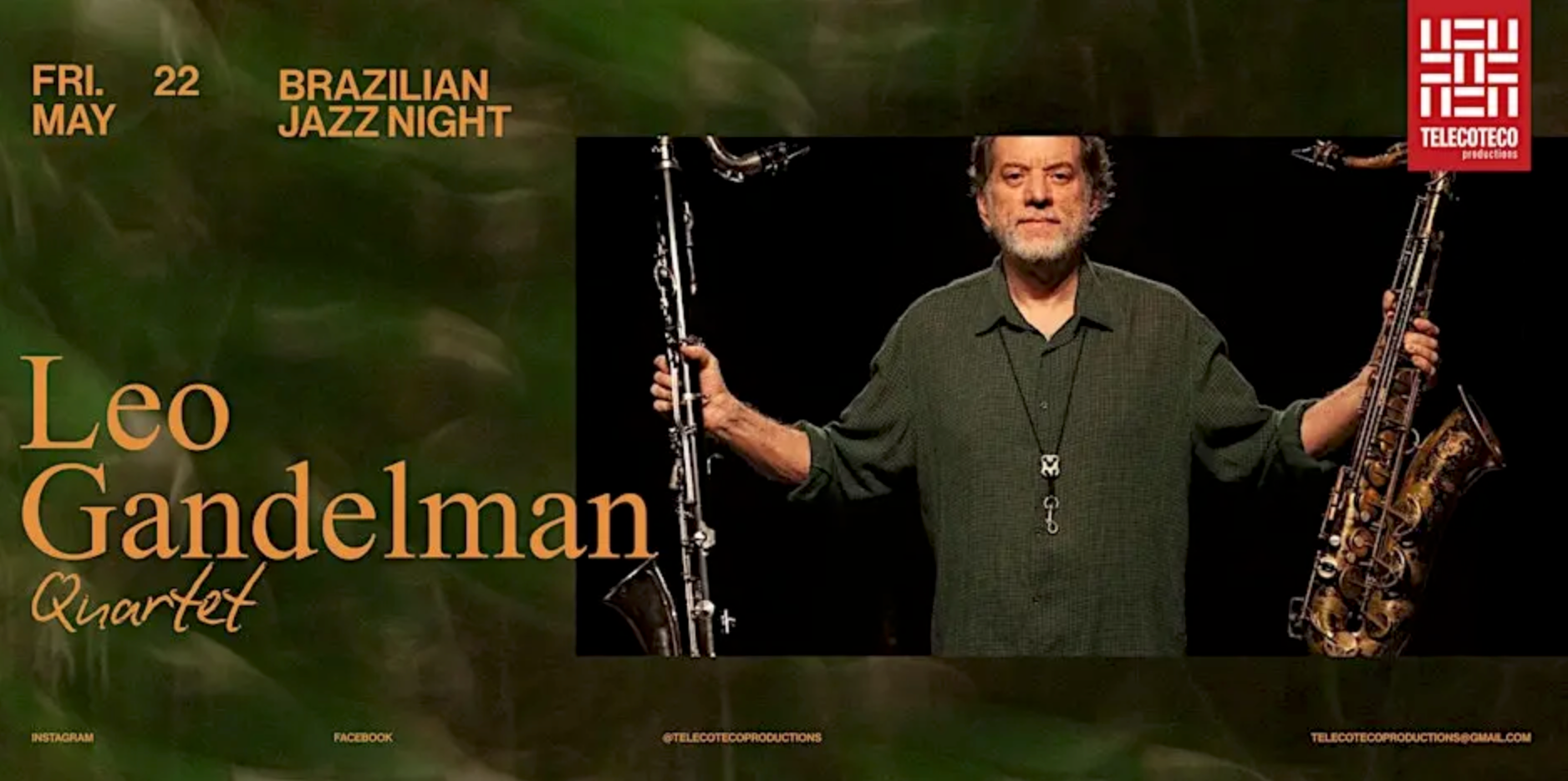 Picture of Leo Gandelman Quartet Live in London - Brazilian Jazz