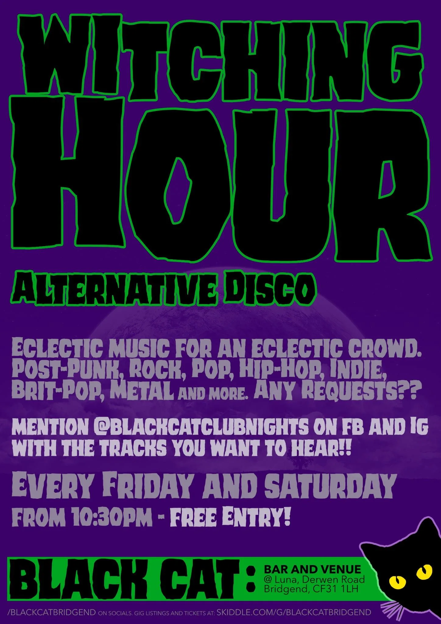 Picture of Witching Hour Alternative Club Night