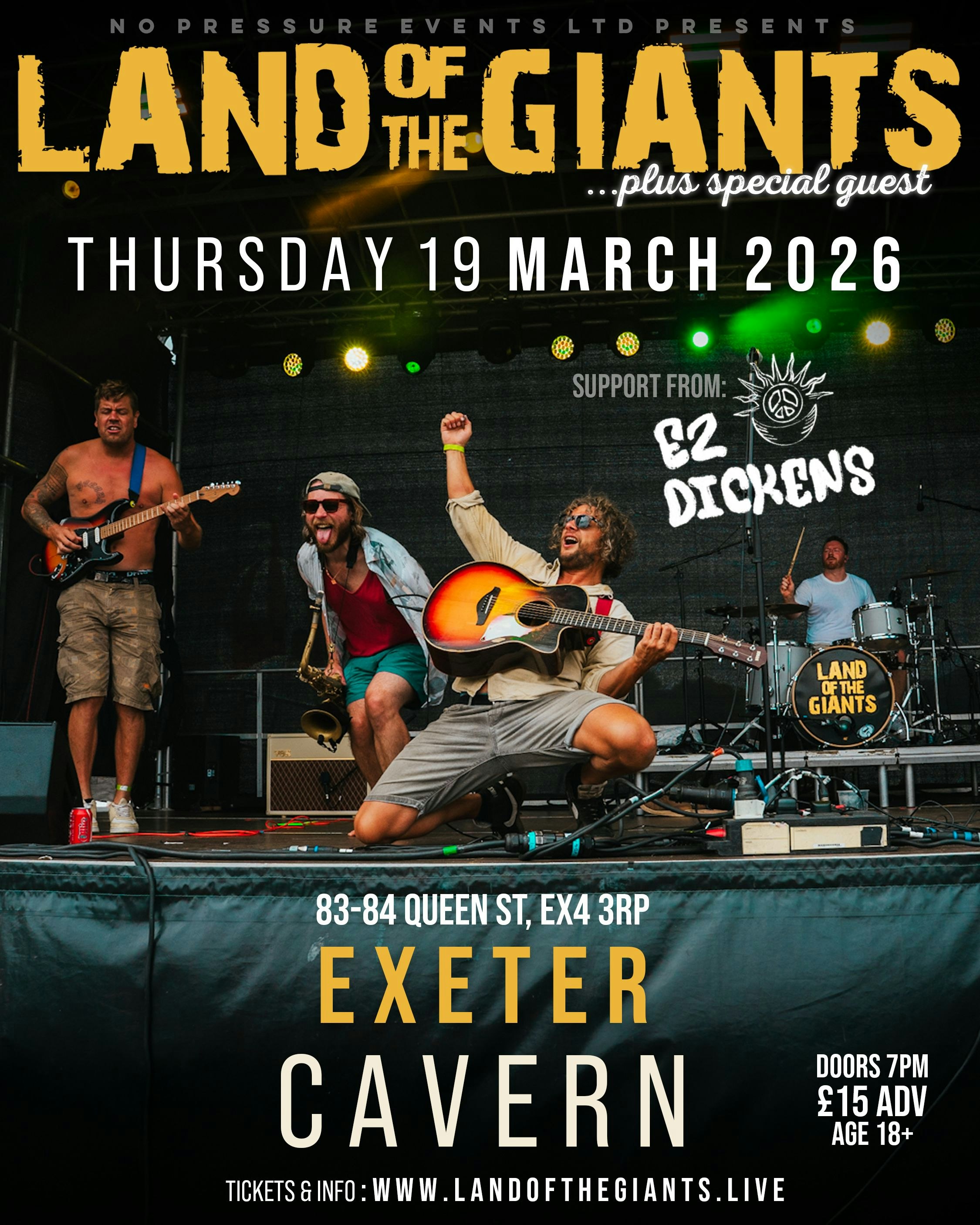 Land of the Giants + Ez Dickens @ Exeter Cavern
