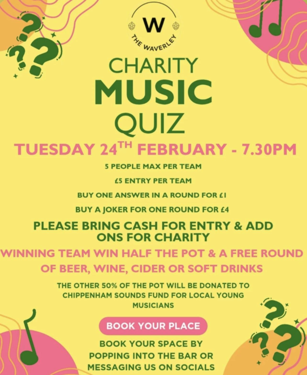 Waverley Charity Music Quiz
