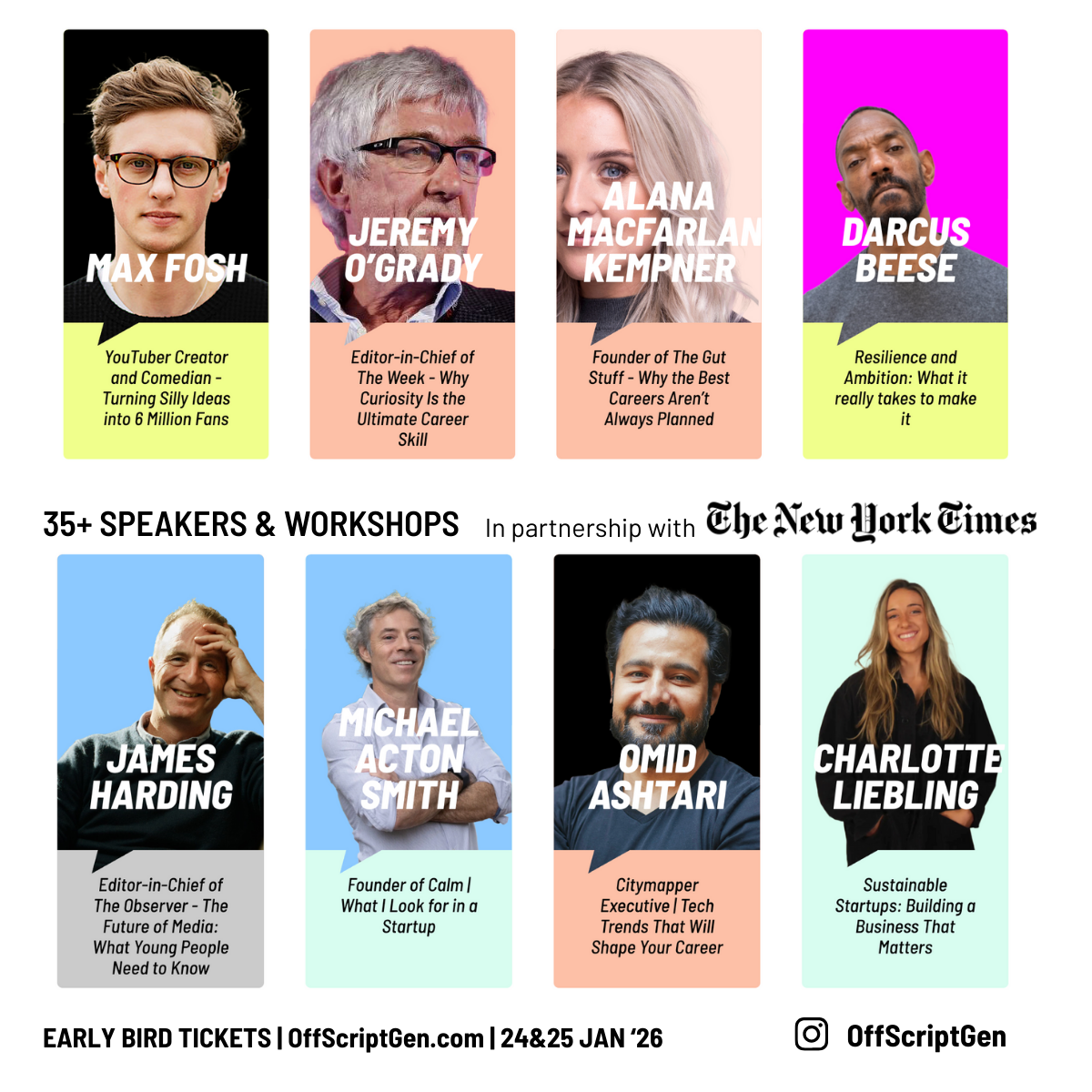 OffScript Generation Summit London, 24/25th January '26