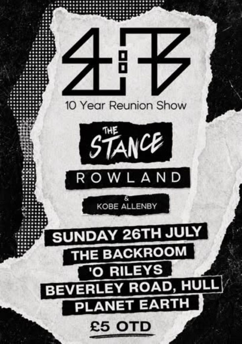 Picture of ET:73 10 year anniversary show plus support from The Stance, Kobe Allenby & Rowland