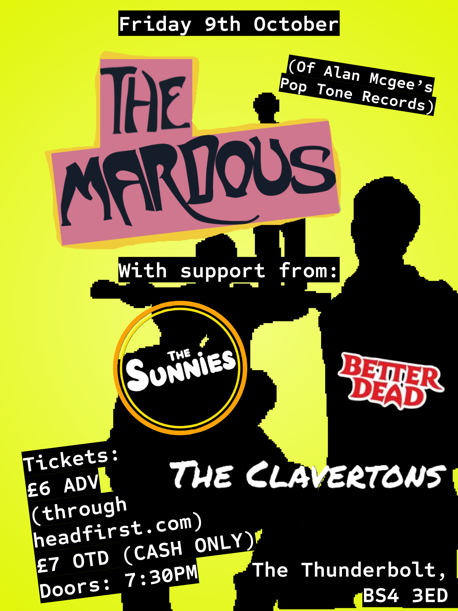 Picture of THE MARDOUS + Better Dead + The Sunnies + The Clavertons