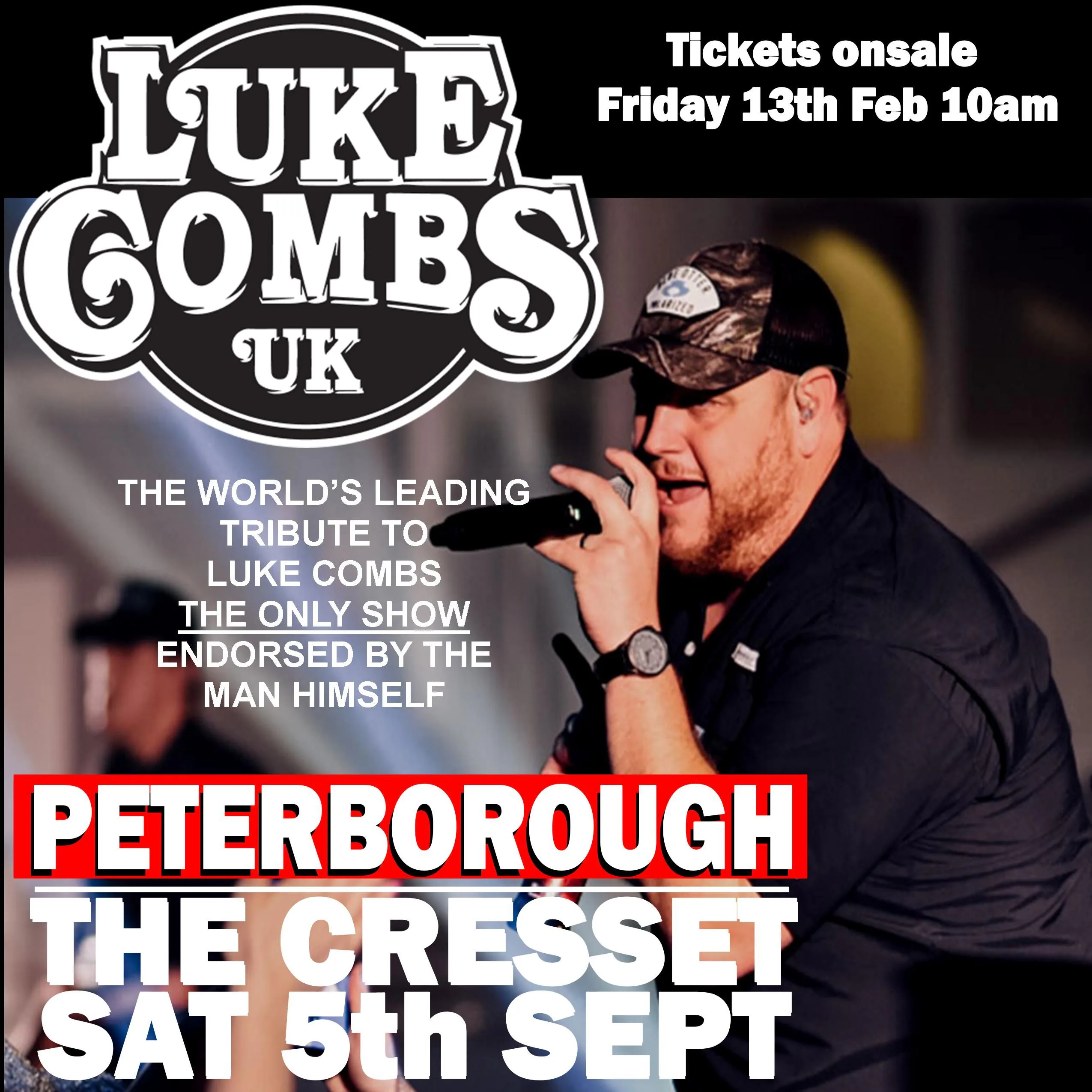 Picture of Luke Combs UK - The Worlds #1 tribute to Luke Coms - endorsed by the real man himself!