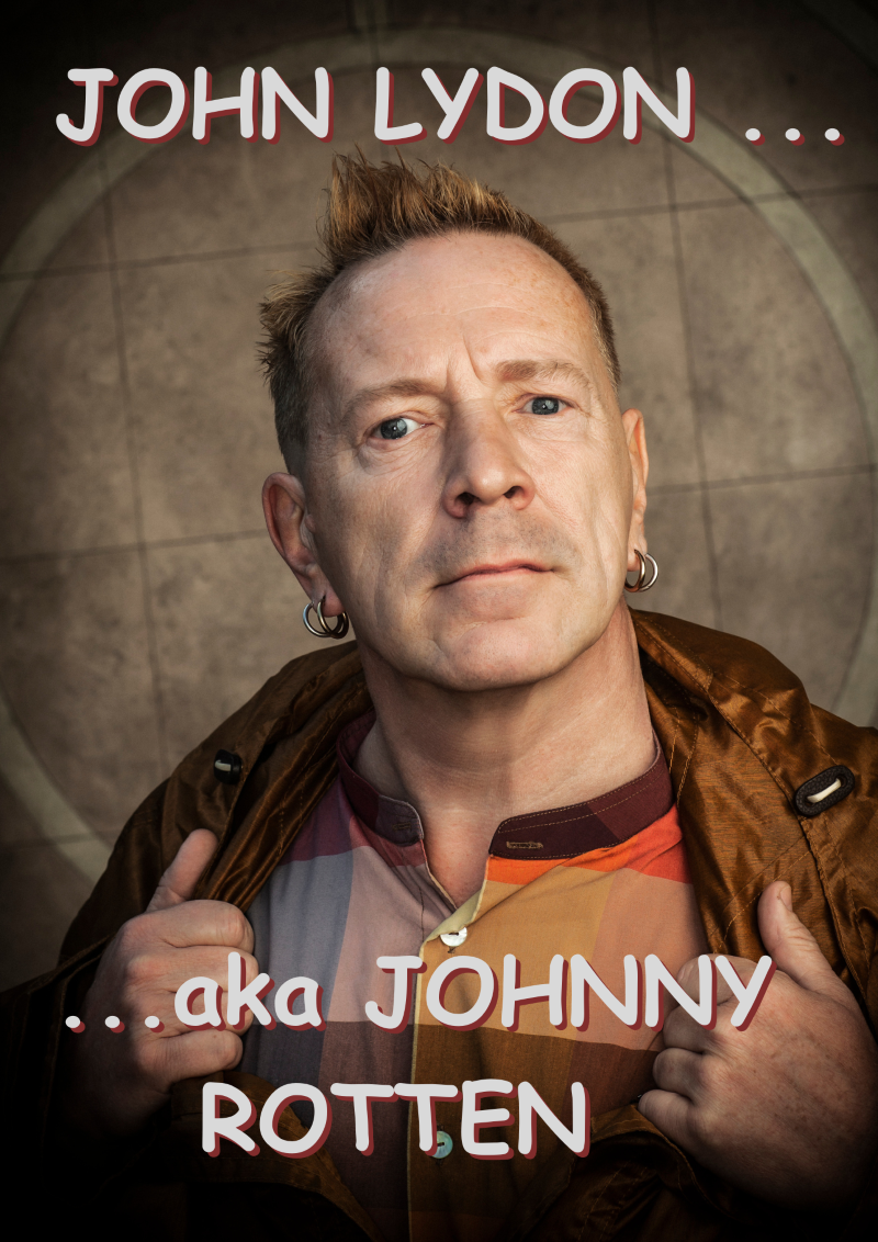 JOHN LYDON aka JOHNNY ROTTEN