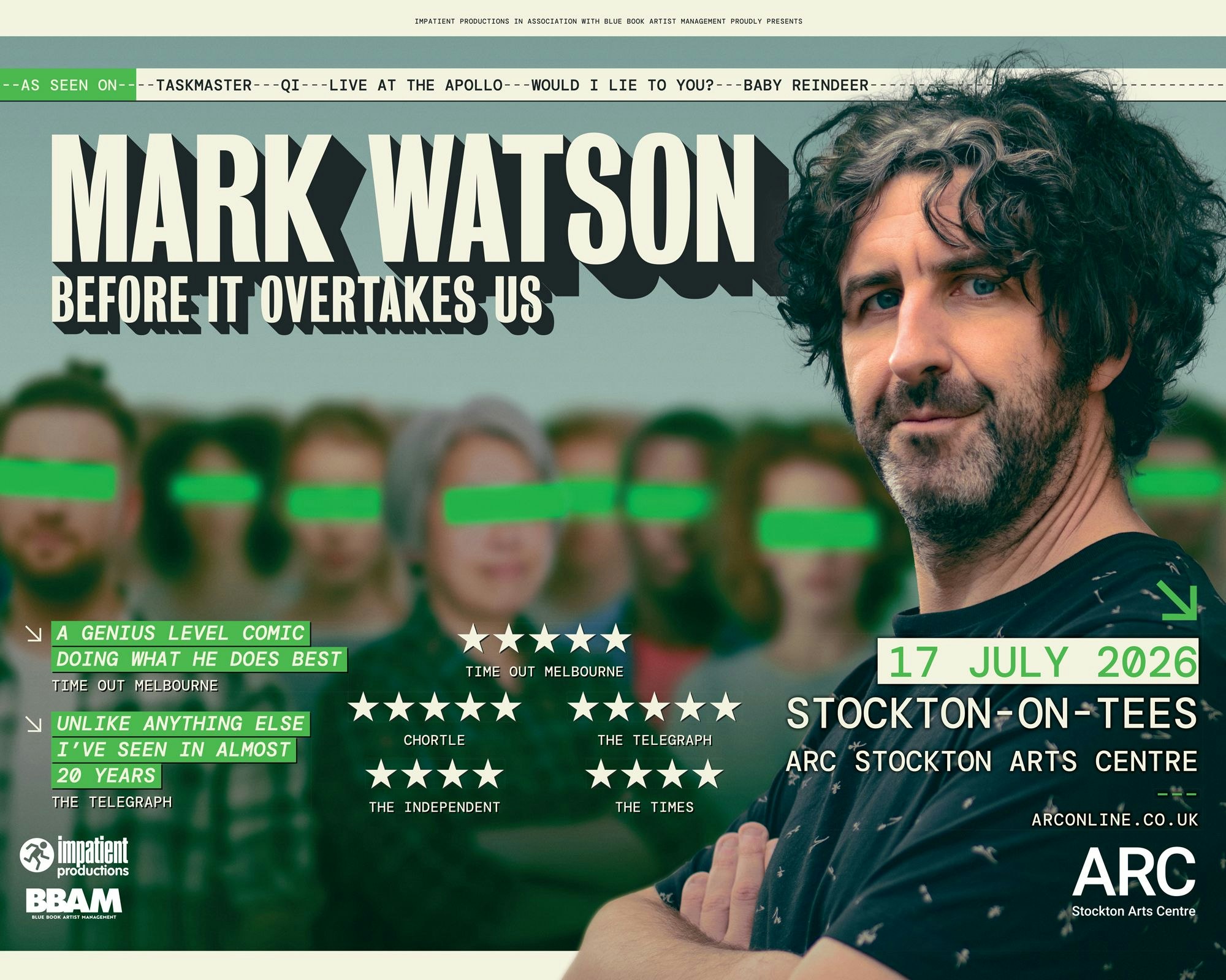 Mark Watson: Before It Overtakes Us