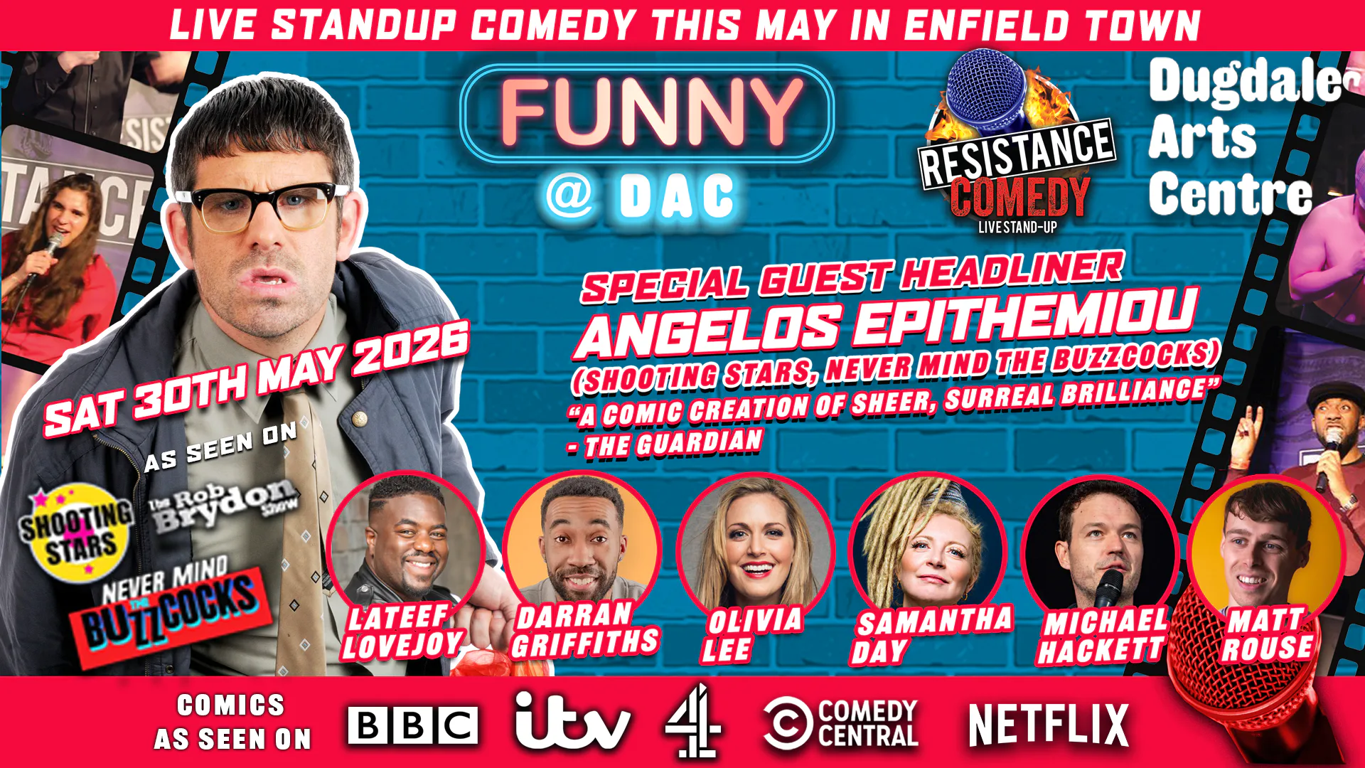 Picture of Resistance Comedy | FUNNY @ DAC | Live Stand-Up Comedy in Enfield