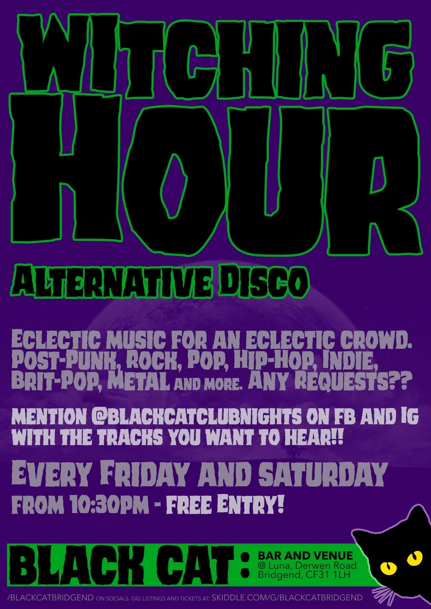 Witching Hour Alternative Club Night