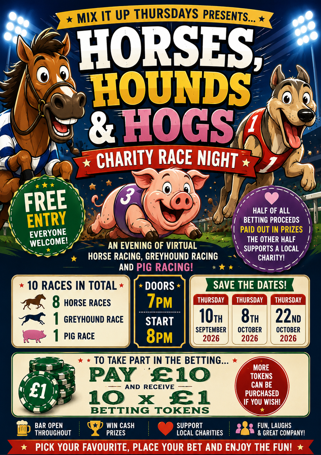 Horses, Hounds and Hogs