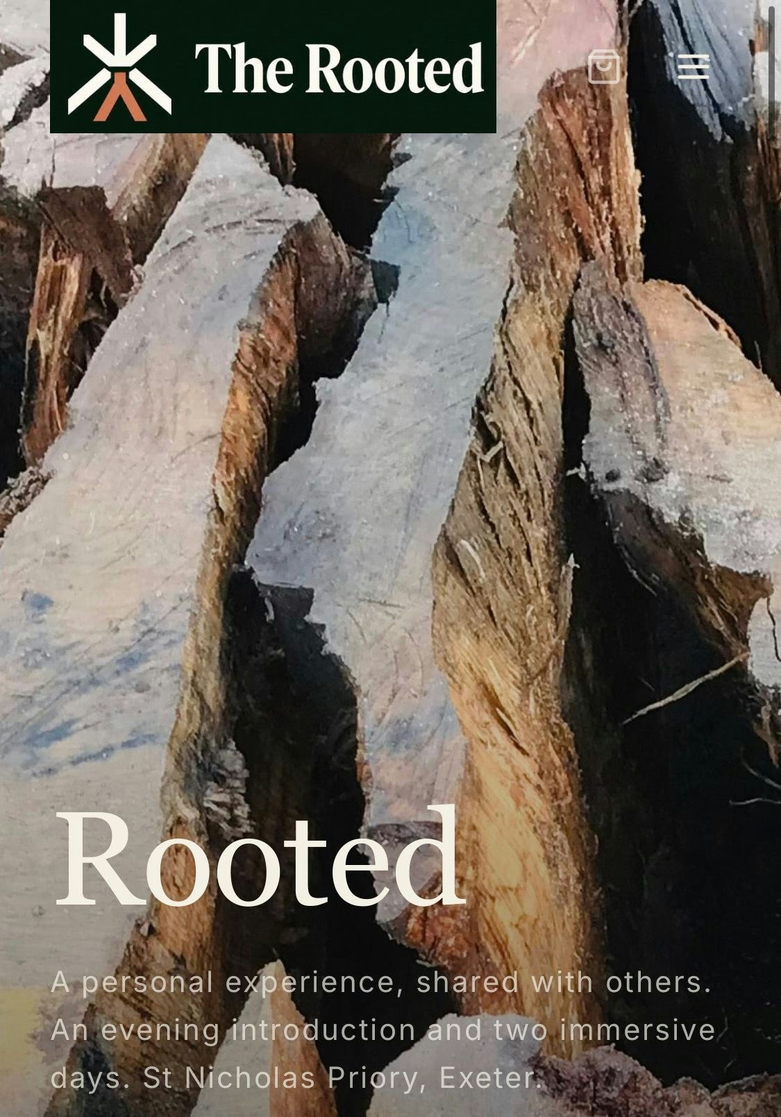 Picture of The Rooted Work.  https://therooted.work/