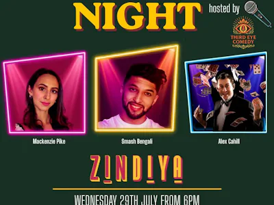 Picture of Comedy Night at Zindiya - Wednesday 29th July 2026