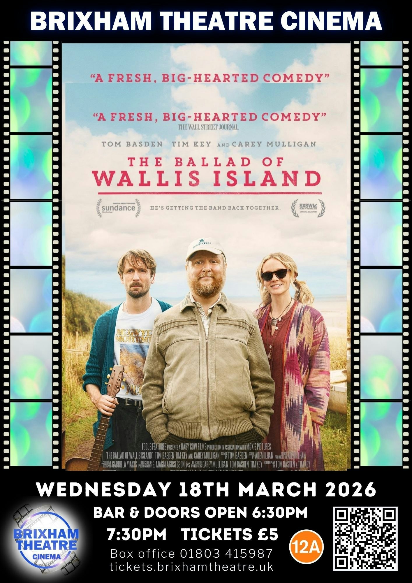 Movie Night - The Ballad of Wallis Island (2024 Cert. 12a)