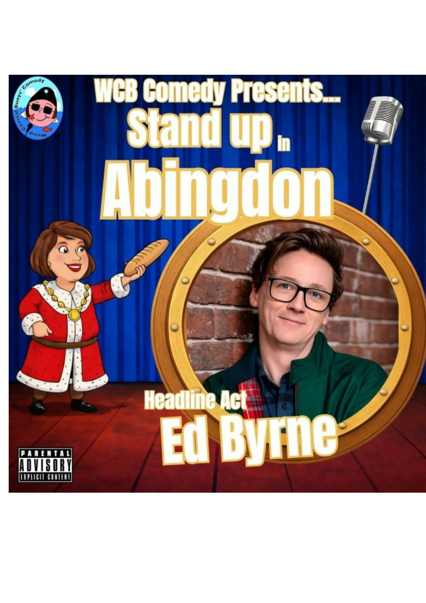 WCB Comedy Stand up in Abingdon with Headliner Ed Byrne