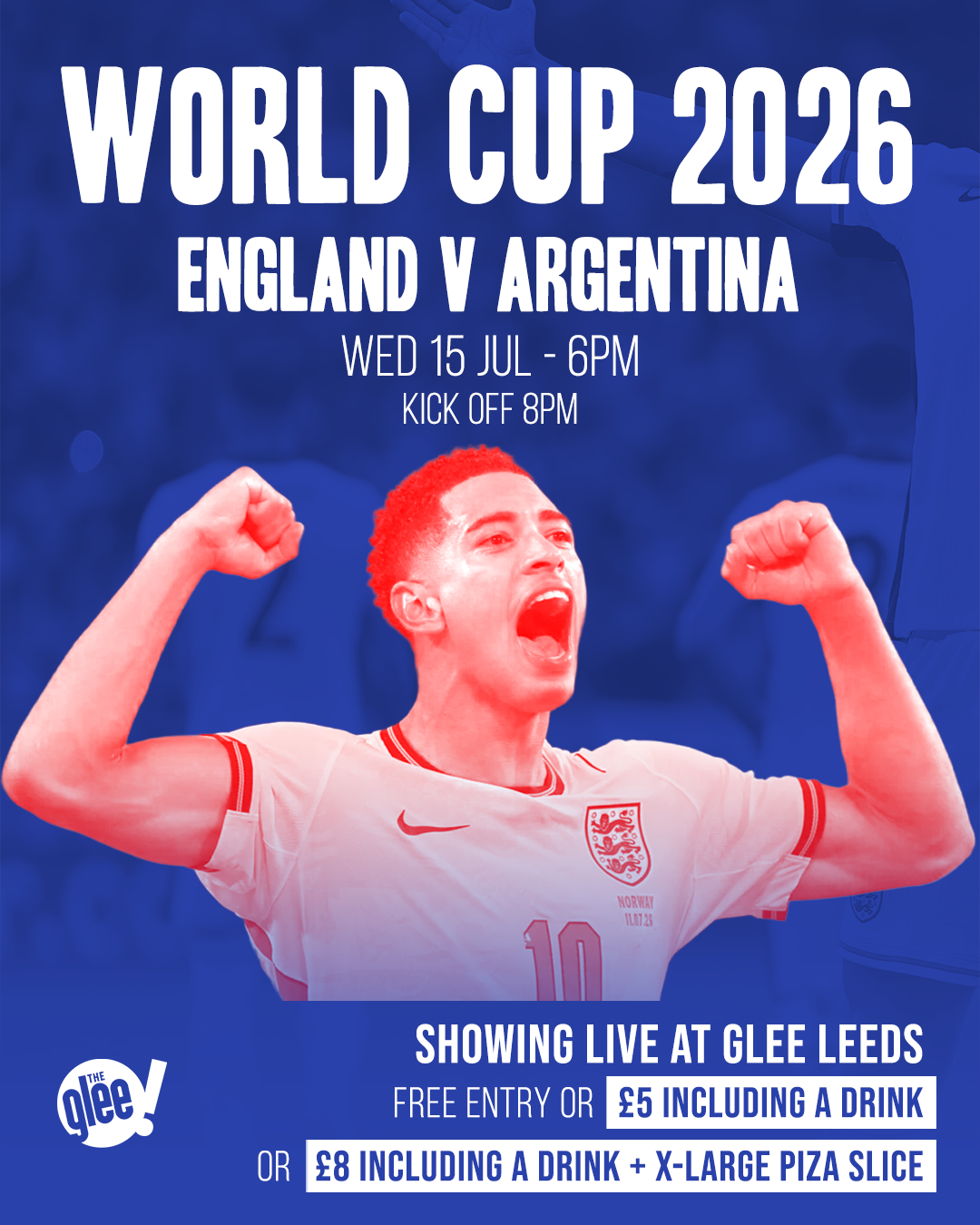Picture of FIFA World Cup 2026: Semi-Final - England vs Argentina (14+)