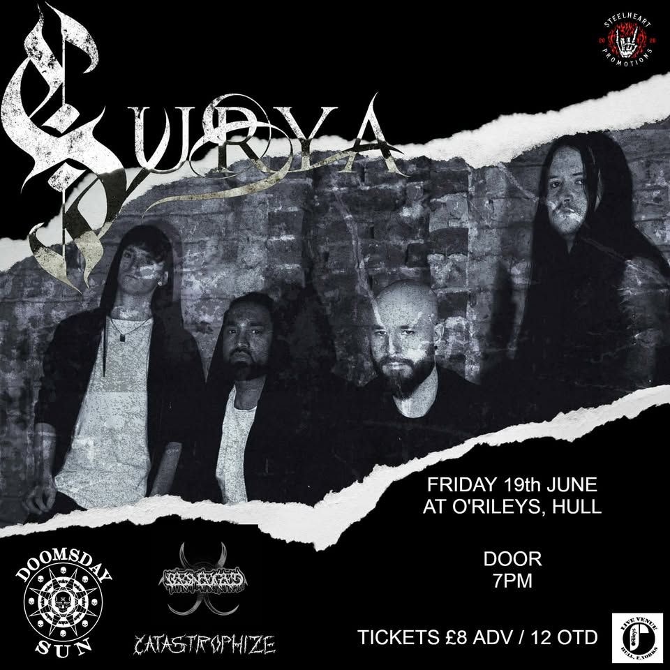 Picture of Surya, Doomsday Sun, Severance, Besieged & Catastrophize at O'Rileys